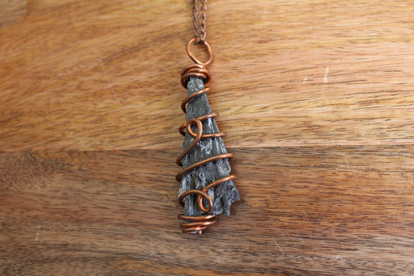 Black Kyanite Pendant