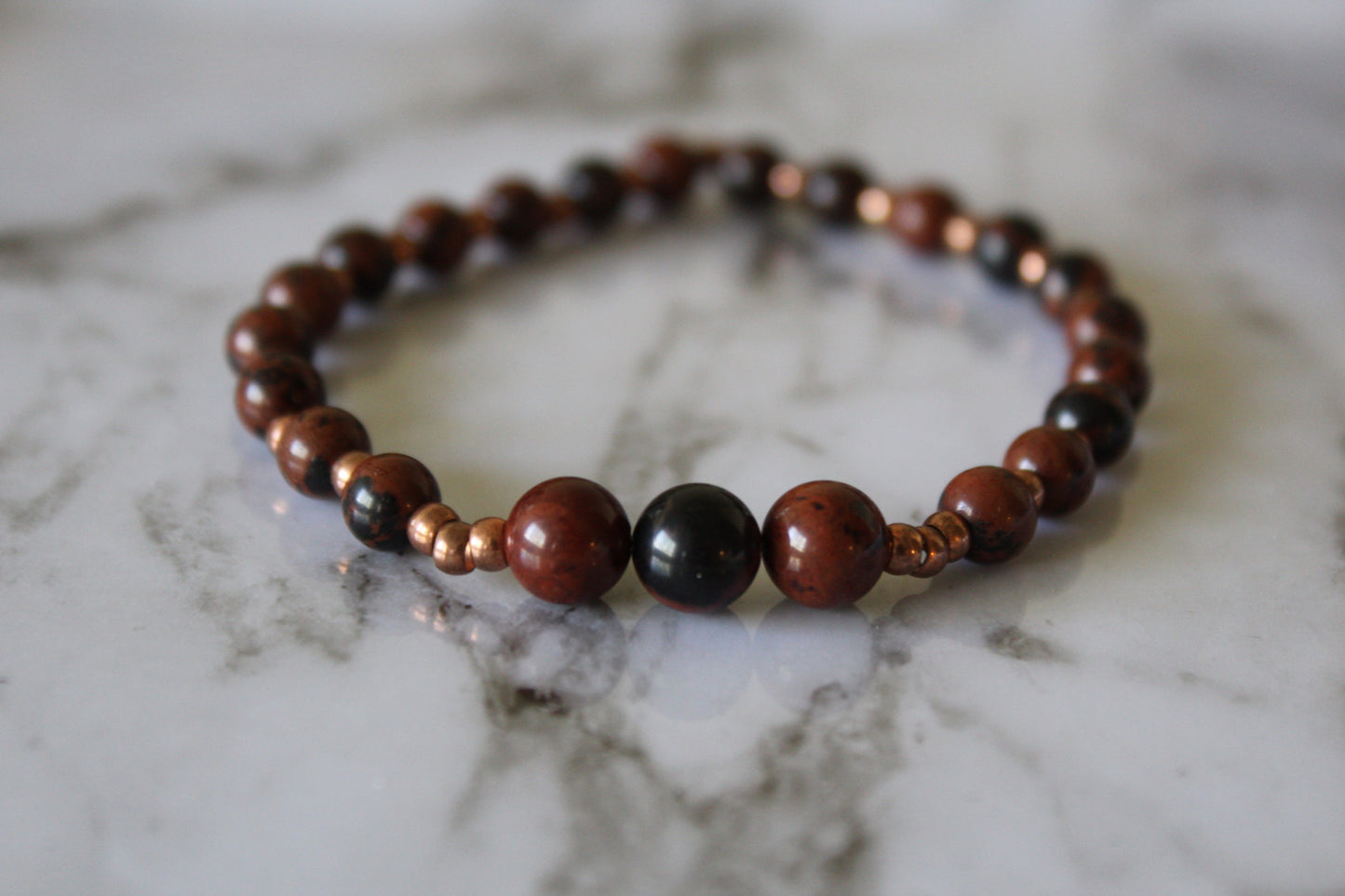 Mahogany Obsidian Bracelet